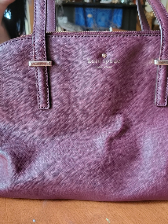 kate spade Handbags - kate spade New York Plum Saffiano Leather Tote